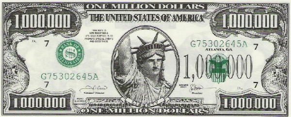 million dollar bill million dollar bill