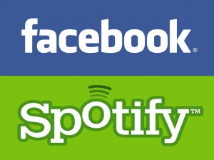 facebook spotify logos